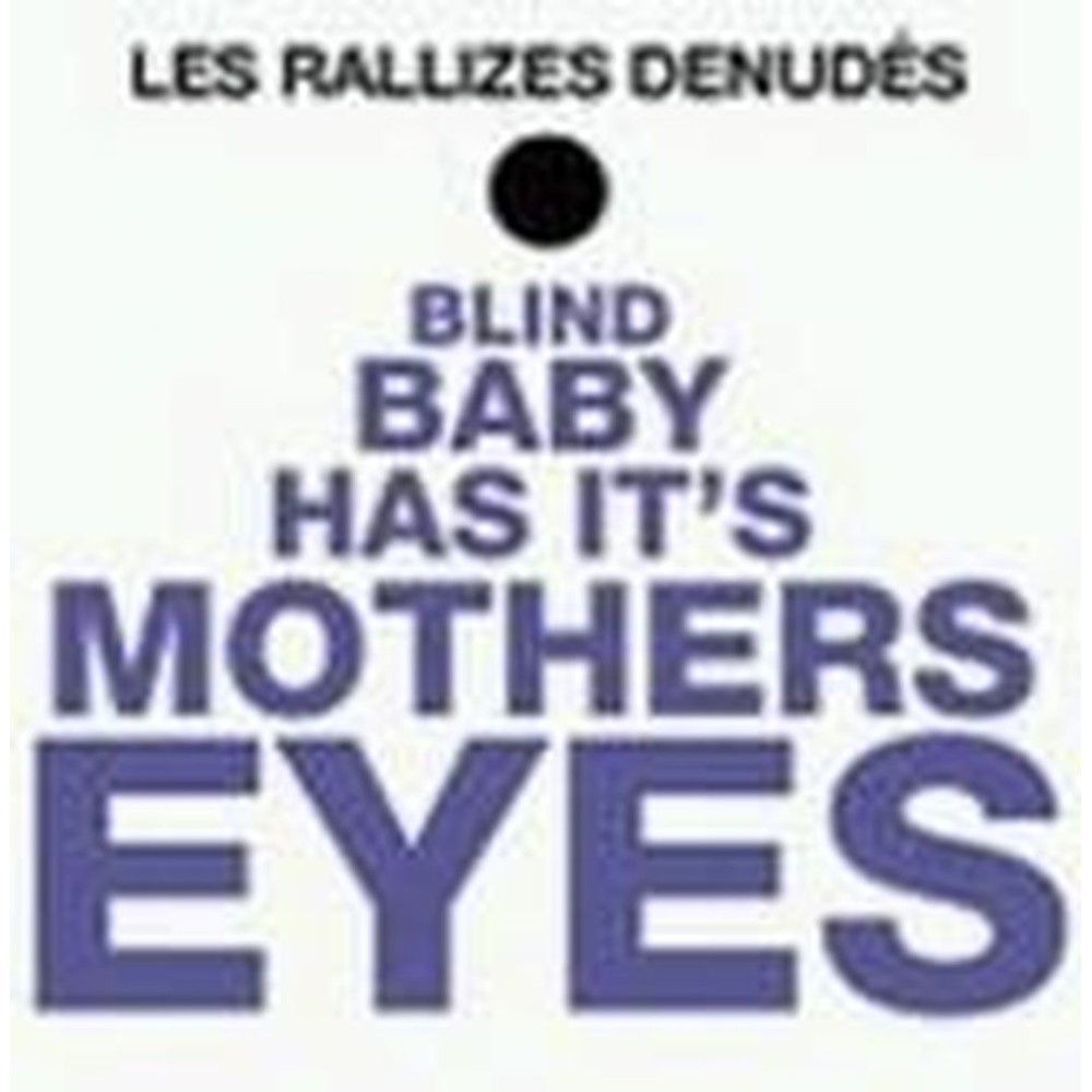 blind baby has its mother's eyes