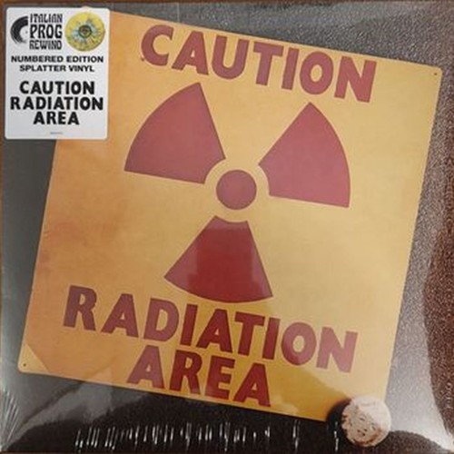 caution radiation area (splatter yellow-numbered)