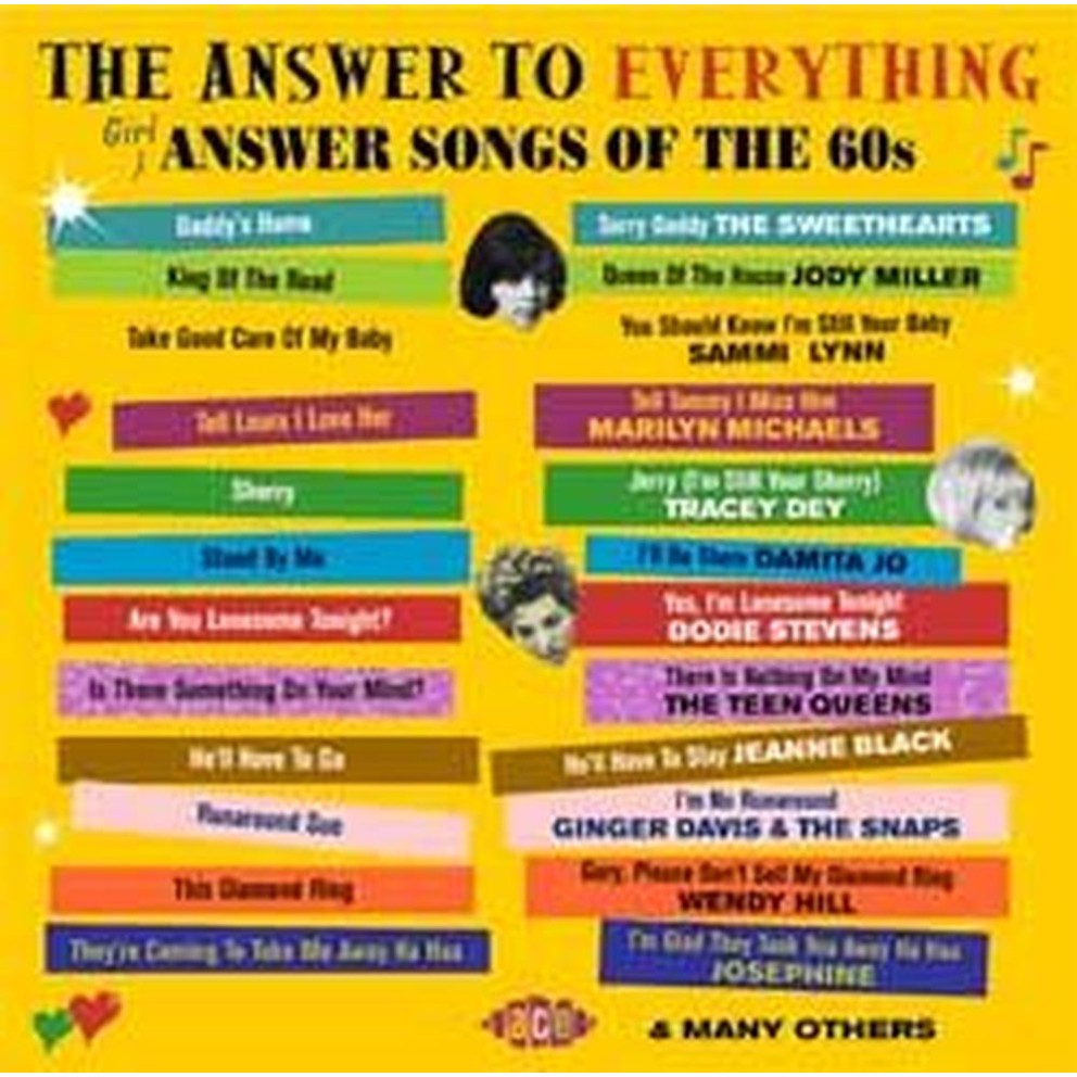 the answer to everything - girl answer songs of the 60s