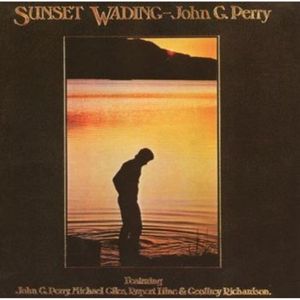 sunset wading