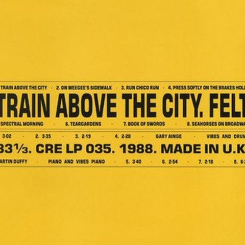 train above the city