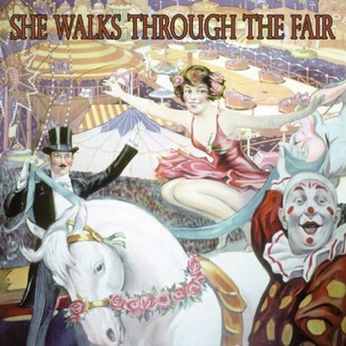 she walks through the air
