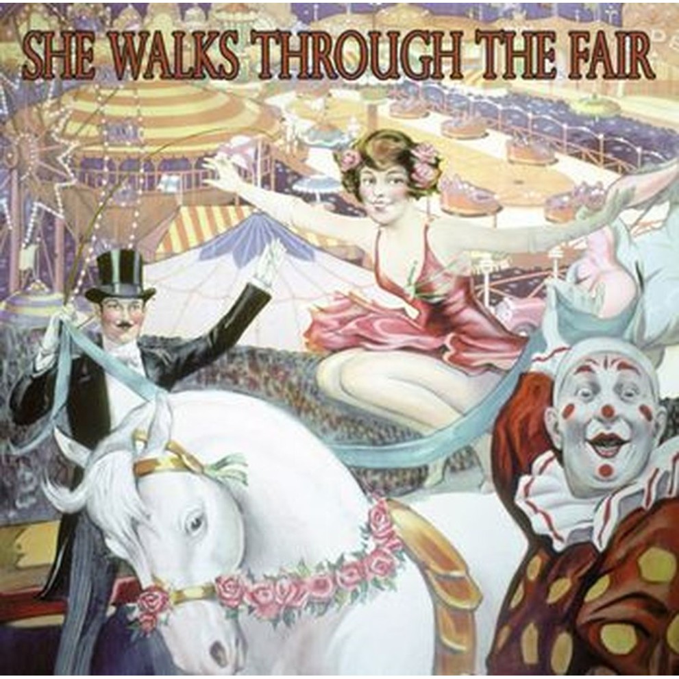 she walks through the air