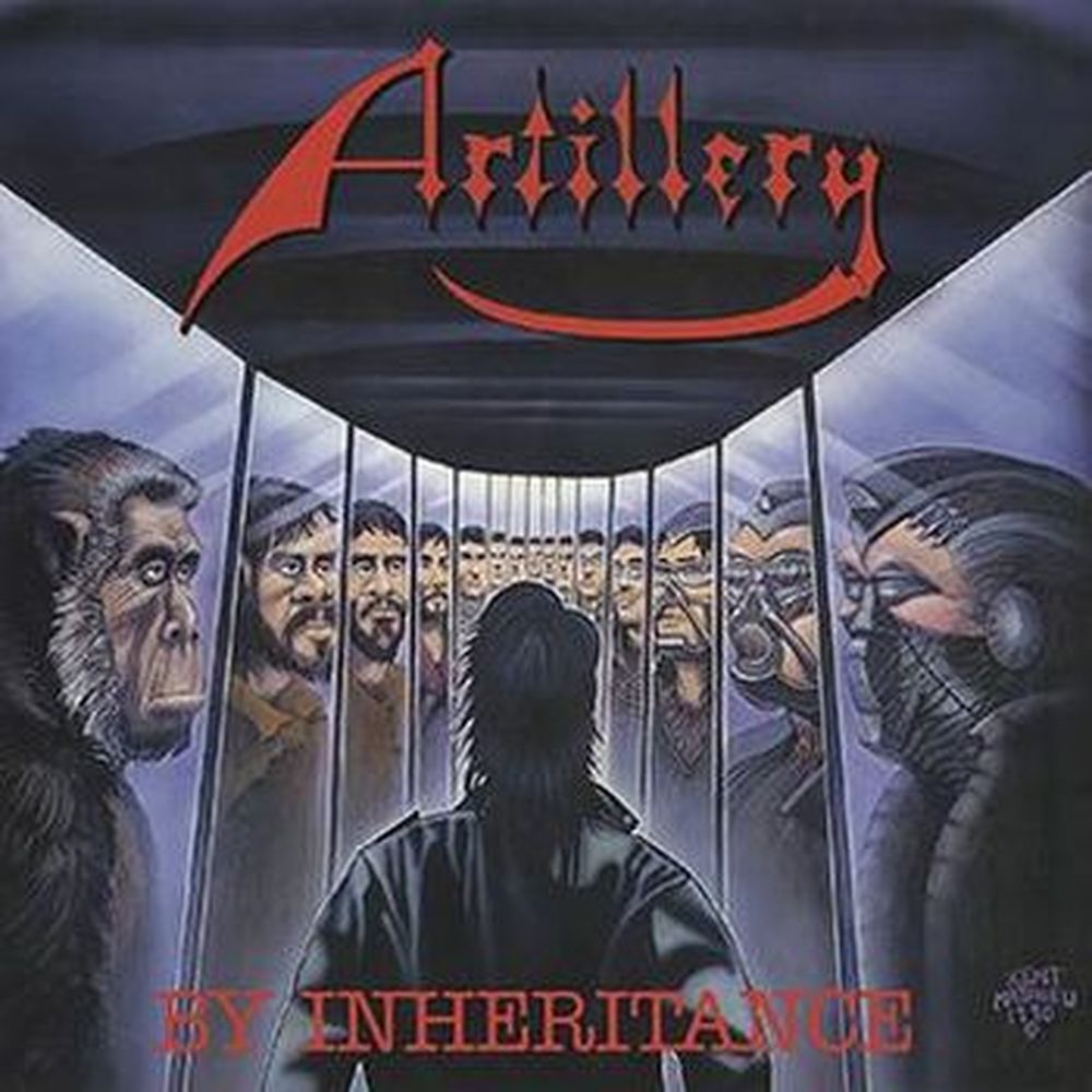 by inheritance (red splatter)