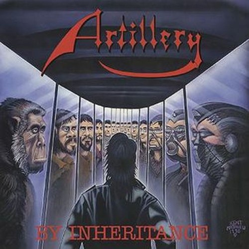 by inheritance (red splatter)