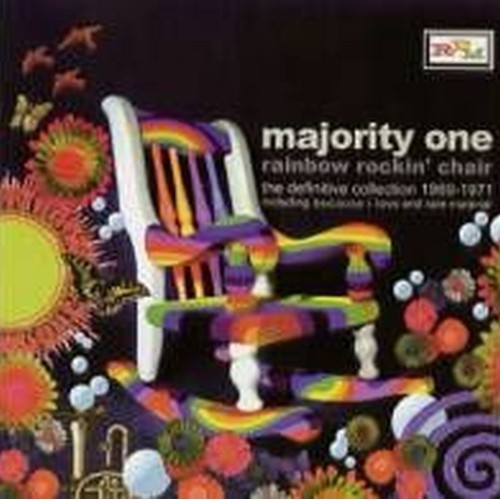 rainbow rockin' chair