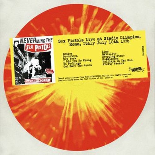 live at stadio olimpico, roma, italy july 10th 1996 - coloured vinyl (record store day 2019 exclusiv