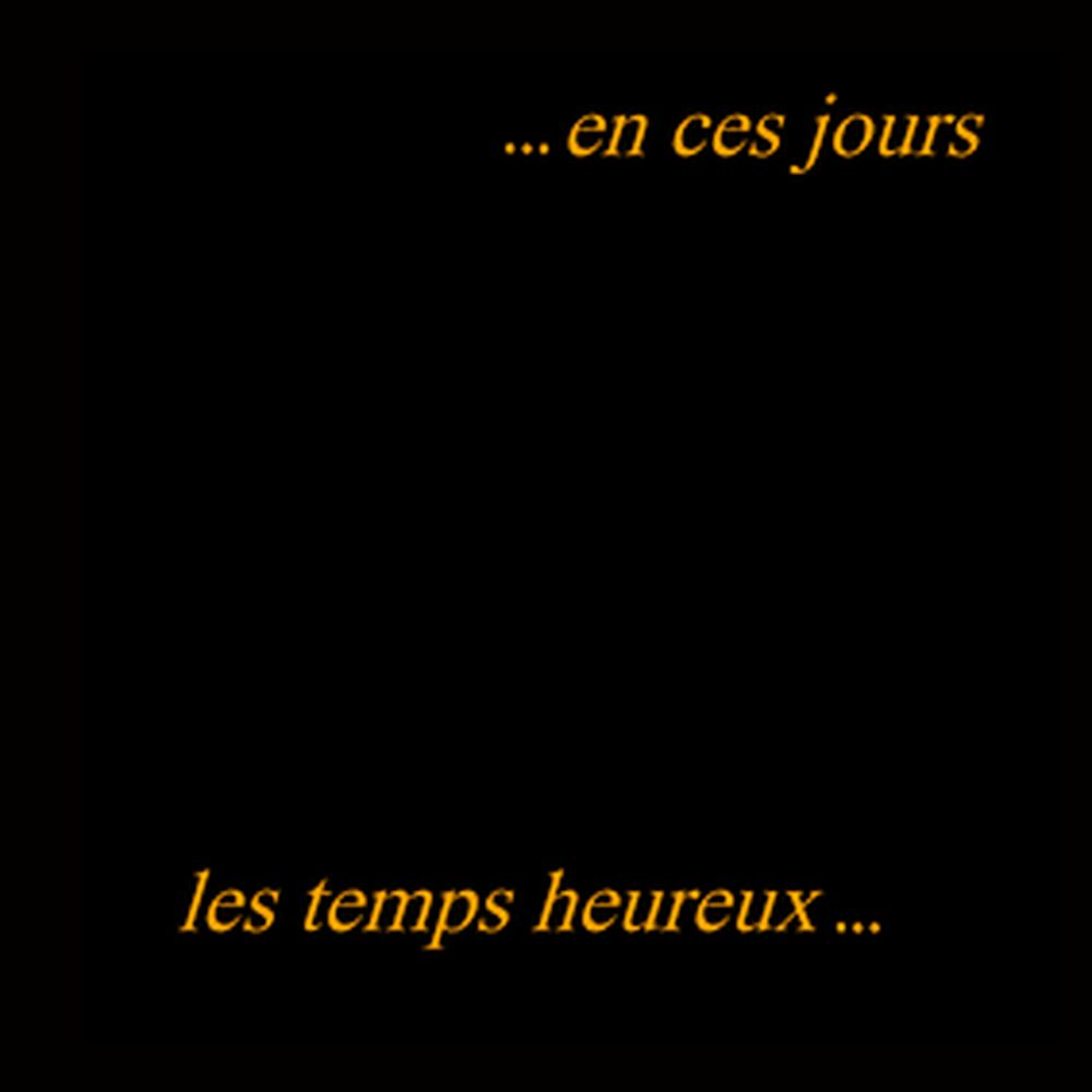 en ces jours