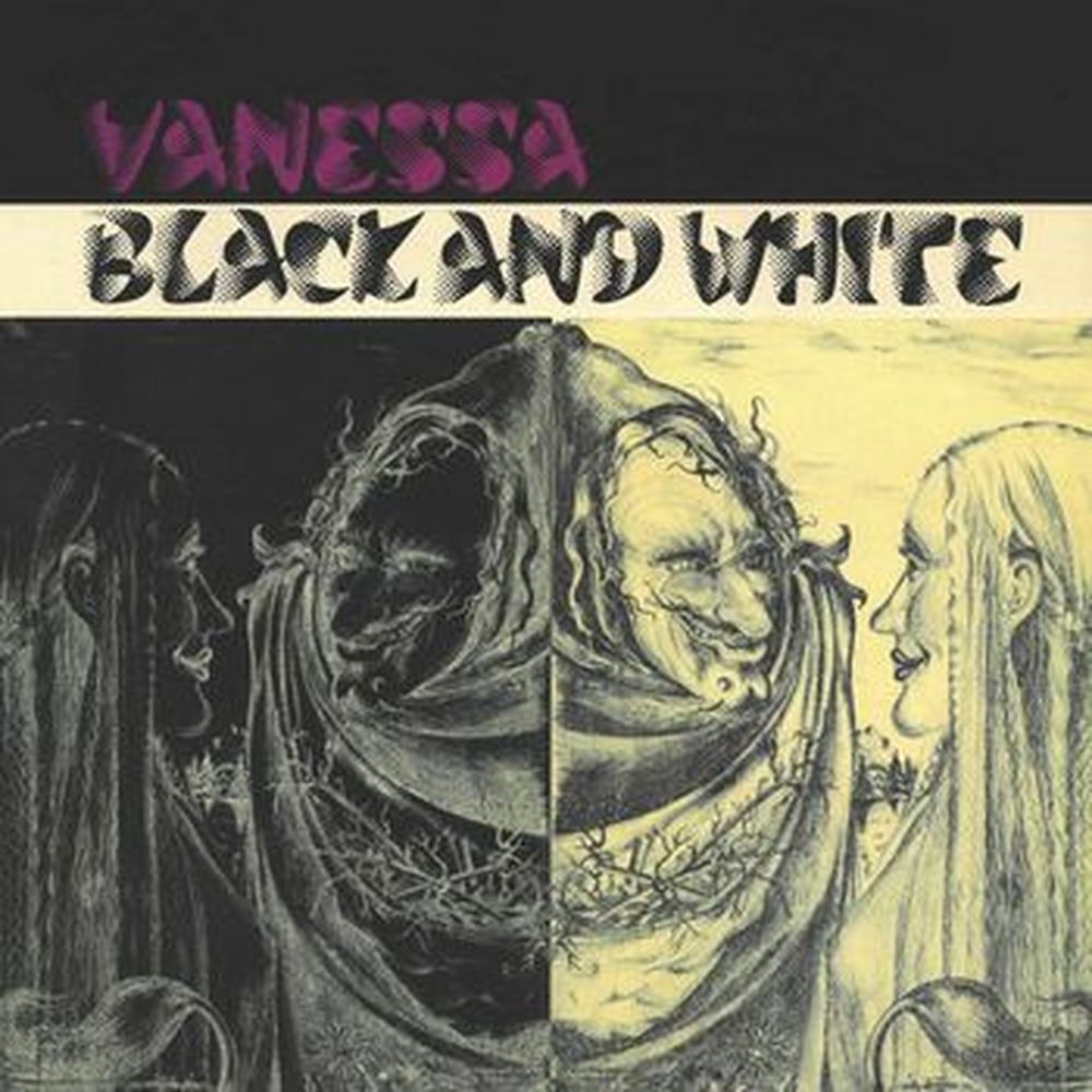 black and white
