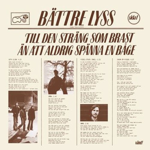 till den strang som brast an att aldrig spanna en bage